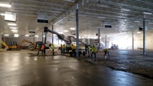 Ligchine Laser Screed Concrete Flatwork for Horizon Retail Construction